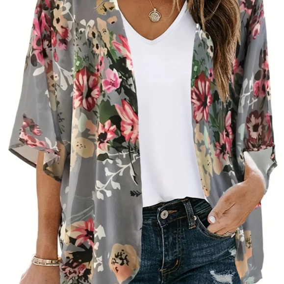 🆕MULTI-COLOR COVER UP, SUMMER JACKET - Picture 1 of 6